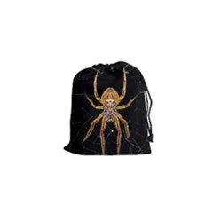 Insect Macro Spider Colombia Drawstring Pouches (xs)  by BangZart