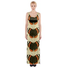 Butterfly Butterflies Insects Maxi Thigh Split Dress by BangZart