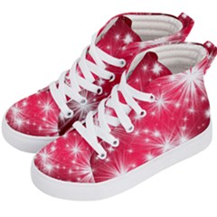 Christmas Star Advent Background Kid s Hi-top Skate Sneakers by BangZart