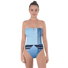 Architecture Modern Building Facade Tie Back One Piece Swimsuit by BangZart