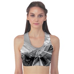 Architecture Skyscraper Sports Bra by BangZart