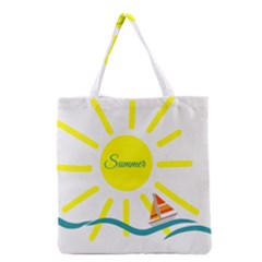 Summer Beach Holiday Holidays Sun Grocery Tote Bag by BangZart
