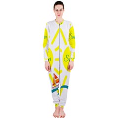 Summer Beach Holiday Holidays Sun Onepiece Jumpsuit (ladies)  by BangZart