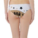 Thank You Lettering Thank You Ornament Banner Hipster Bikini Bottoms View2