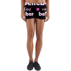 Verified Belieber Yoga Shorts by Valentinaart