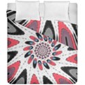 High Contrast Twirl Duvet Cover Double Side (California King Size) View1