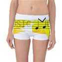 Music Dance Abstract Clip Art Reversible Boyleg Bikini Bottoms View1