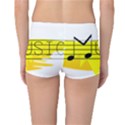 Music Dance Abstract Clip Art Reversible Boyleg Bikini Bottoms View2