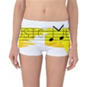 Music Dance Abstract Clip Art Reversible Boyleg Bikini Bottoms View3