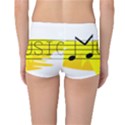 Music Dance Abstract Clip Art Reversible Boyleg Bikini Bottoms View4