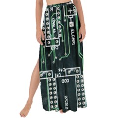 Printed Circuit Board Circuits Maxi Chiffon Tie-up Sarong by Celenk