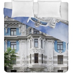 Squad Latvia Architecture Duvet Cover Double Side (king Size) by Celenk