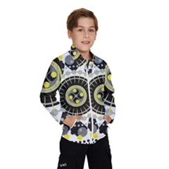 Mandala Geometric Design Pattern Wind Breaker (kids) by Celenk