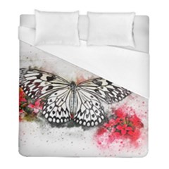 Butterfly Animal Insect Art Duvet Cover (full/ Double Size) by Celenk