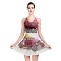 Car Old Car Art Abstract Reversible Skater Dress View1