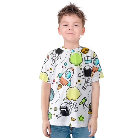 Sketch Set Cute Collection Child Kids  Cotton Tee by Celenk