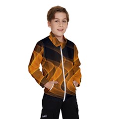 Background Light Glow Abstract Art Wind Breaker (kids) by Celenk