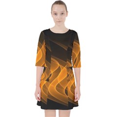 Background Light Glow Abstract Art Pocket Dress by Celenk