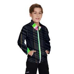 Abstract Background Pattern Textile Wind Breaker (kids) by Celenk