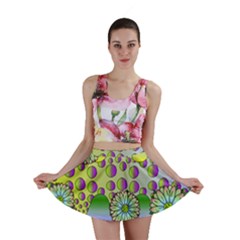 Amoeba Flowers Mini Skirt by CosmicEsoteric