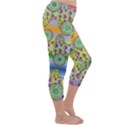 Amoeba Flowers Capri Winter Leggings  View3