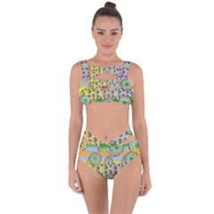 Amoeba Flowers Bandaged Up Bikini Set  by CosmicEsoteric