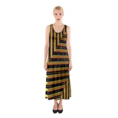 Modern Art Sculpture Architecture Sleeveless Maxi Dress by Celenk