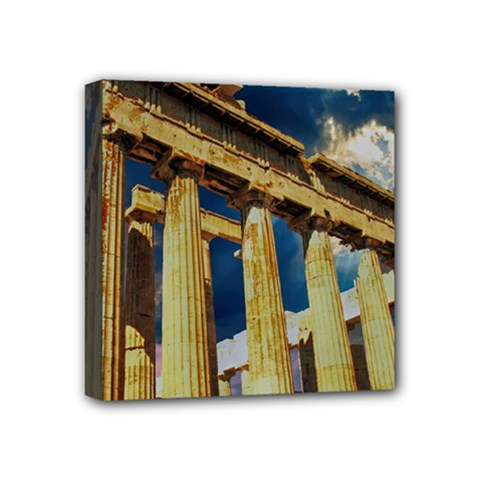 Athens Greece Ancient Architecture Mini Canvas 4  X 4  by Celenk