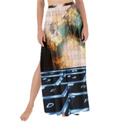 Ransomware Cyber Crime Security Maxi Chiffon Tie-up Sarong by Celenk