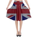 Union Jack Flag British Flag Flared Midi Skirt View1