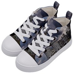 Castle Building Architecture Kid s Mid-top Canvas Sneakers by Celenk