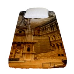 Palace Monument Architecture Fitted Sheet (single Size) by Celenk