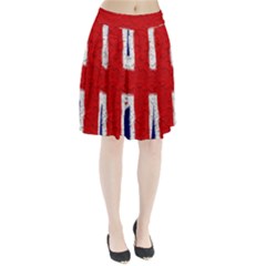 Union Jack Flag National Country Pleated Skirt by Celenk