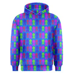 Neon Robot Men s Overhead Hoodie by snowwhitegirl