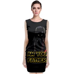 Darth Vader Cat Classic Sleeveless Midi Dress by Valentinaart