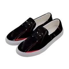 Darth Vader Cat Women s Canvas Slip Ons by Valentinaart