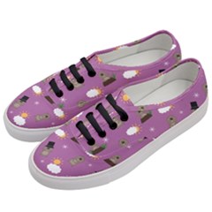 Groundhog Day Pattern Women s Classic Low Top Sneakers by Valentinaart