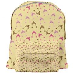 Hats Pink Beige Giant Full Print Backpack by snowwhitegirl