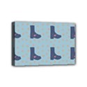 Deer Boots Teal Blue Mini Canvas 6  x 4  View1