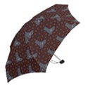 Deer Boots Brown Mini Folding Umbrellas View2