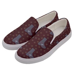 Deer Boots Brown Men s Canvas Slip Ons by snowwhitegirl