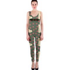 Green Boot Onepiece Catsuit by snowwhitegirl