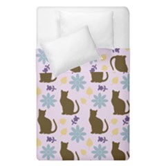 Outside Brown Cats Duvet Cover Double Side (single Size) by snowwhitegirl