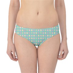 Pink Peach Green Eggs On Seafoam Hipster Bikini Bottoms by snowwhitegirl