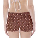 Grey Eggs On Russet Brown Boyleg Bikini Wrap Bottoms View2