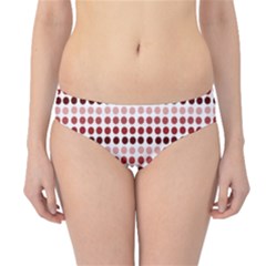 Reddish Dots Hipster Bikini Bottoms by snowwhitegirl