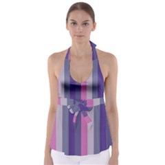 Concert Purples Babydoll Tankini Top by snowwhitegirl