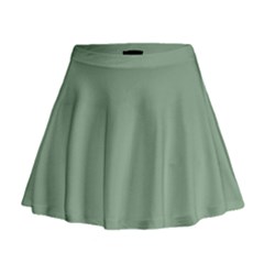 Mossy Green Mini Flare Skirt by snowwhitegirl