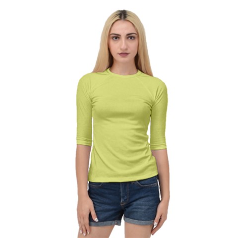 Avocado Quarter Sleeve Raglan Tee by snowwhitegirl