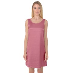 Pink Mauve Sleeveless Satin Nightdress by snowwhitegirl